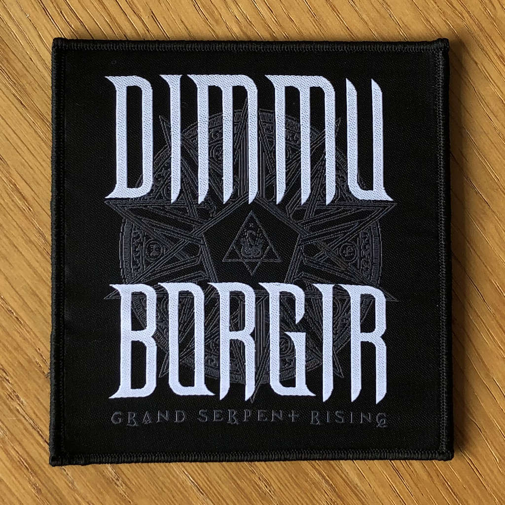 Dimmu Borgir - Grand Serpent Rising (White Logo) (Woven Patch)