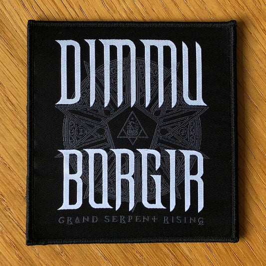 Dimmu Borgir - Grand Serpent Rising (White Logo) (Woven Patch)