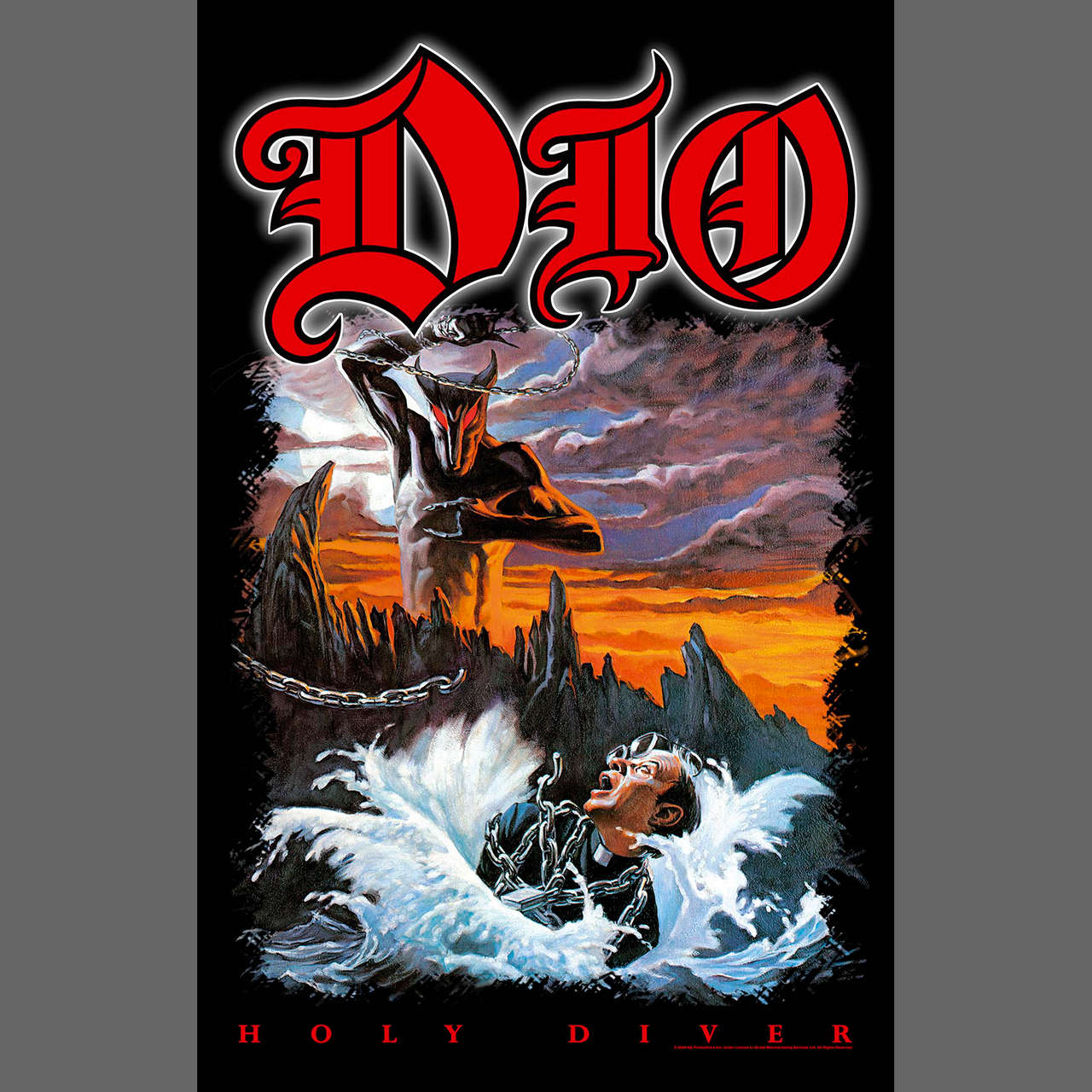 Dio - Holy Diver (Textile Poster)