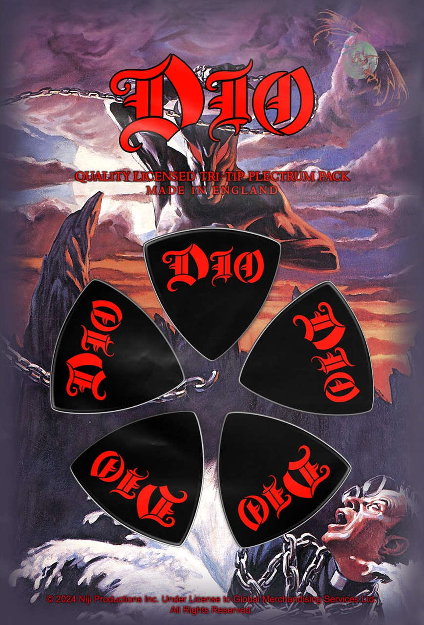 Dio - Logo (Tri-Tip) (Plectrum Pack)