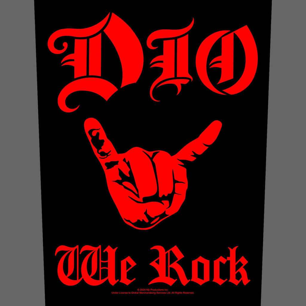 Dio - We Rock (Backpatch)