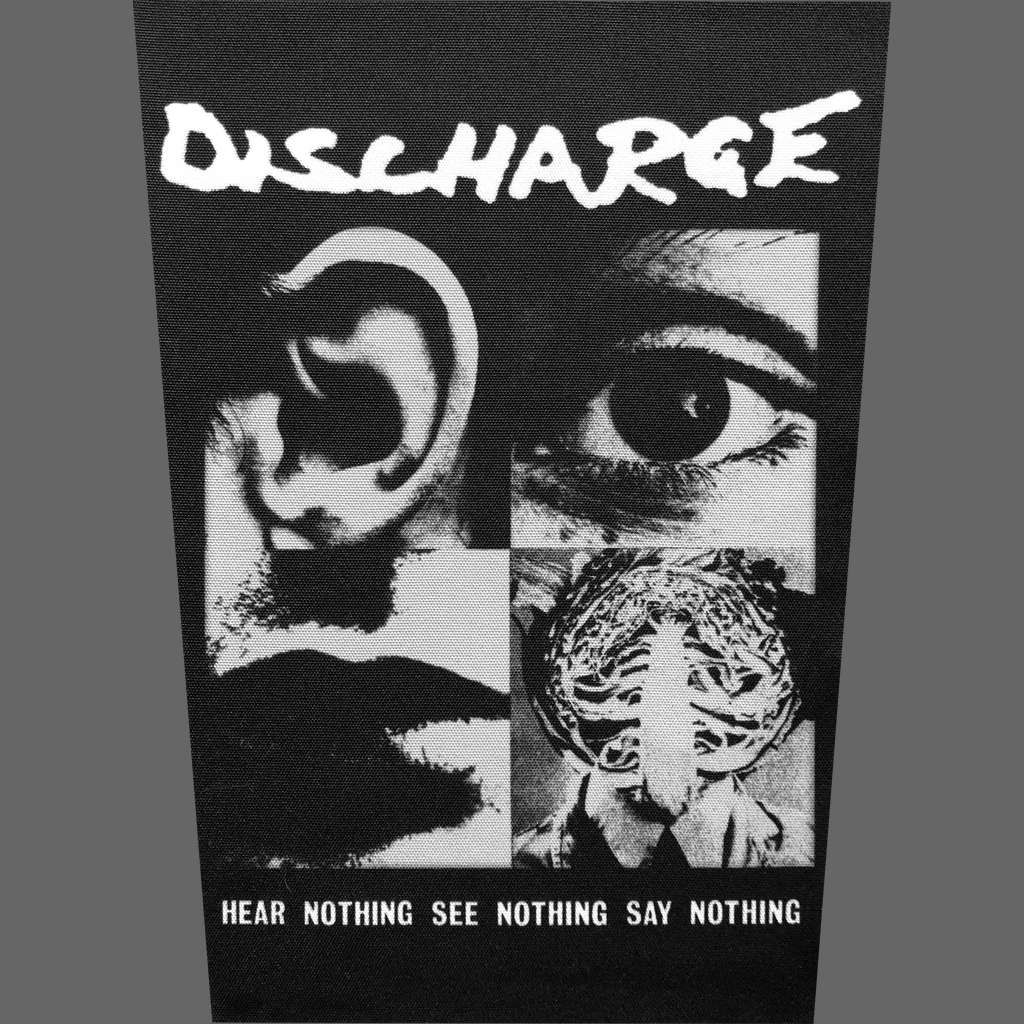 Discharge - Hear Nothing See Nothing Say Nothing (Backpatch)