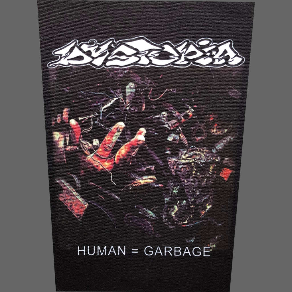 Dystopia - Human Garbage (Backpatch)