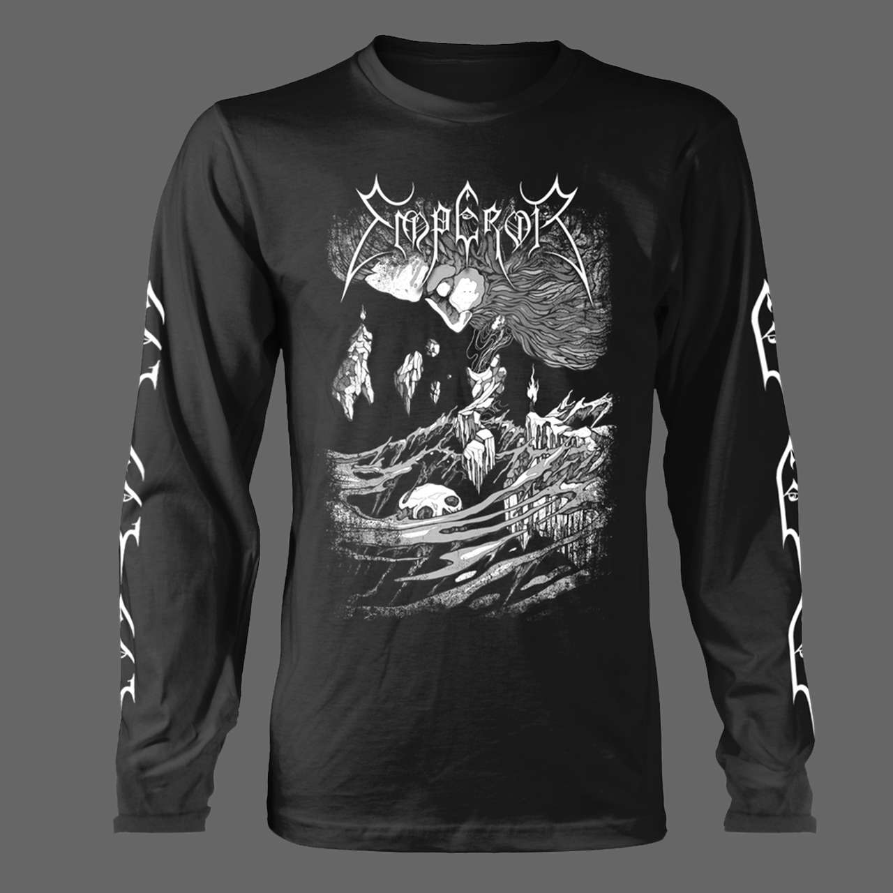 Emperor - With Strength I Burn (Black & White) (Long Sleeve T-Shirt - Released: 29 May 2026)