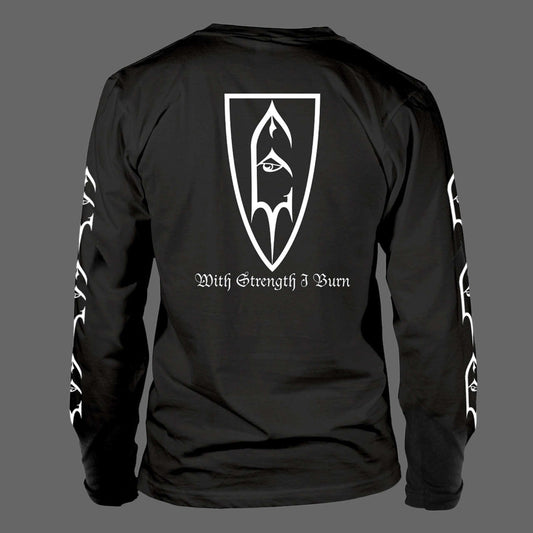 Emperor - With Strength I Burn (Black & White) (Long Sleeve T-Shirt)
