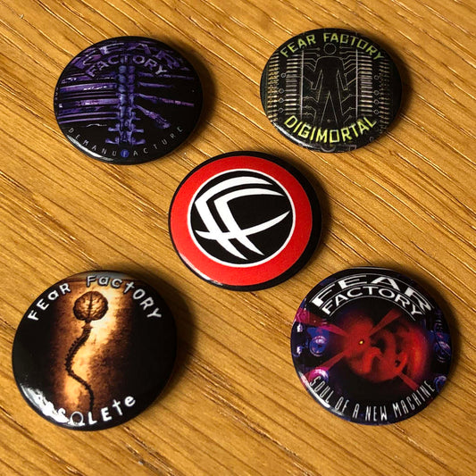Fear Factory - Early Albums (Badge Pack)