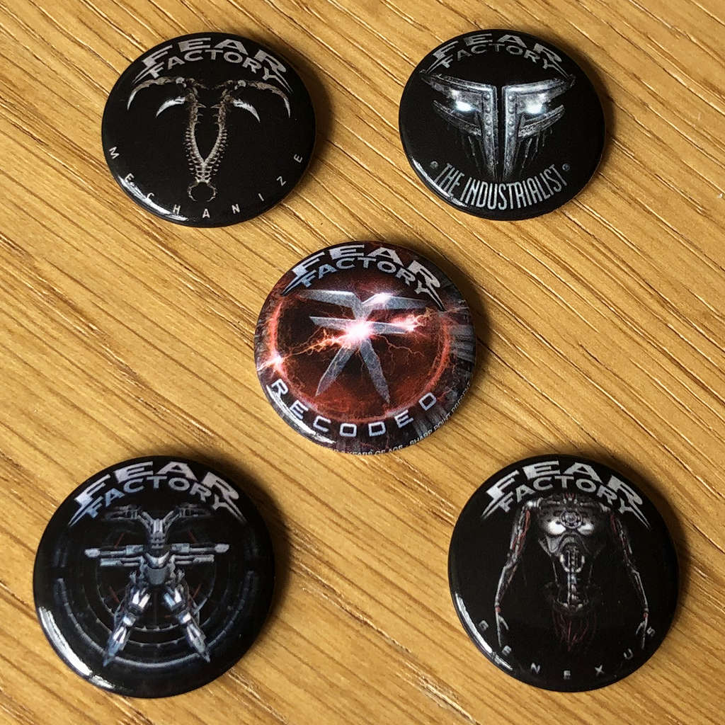 Fear Factory - Later Albums (Badge Pack)