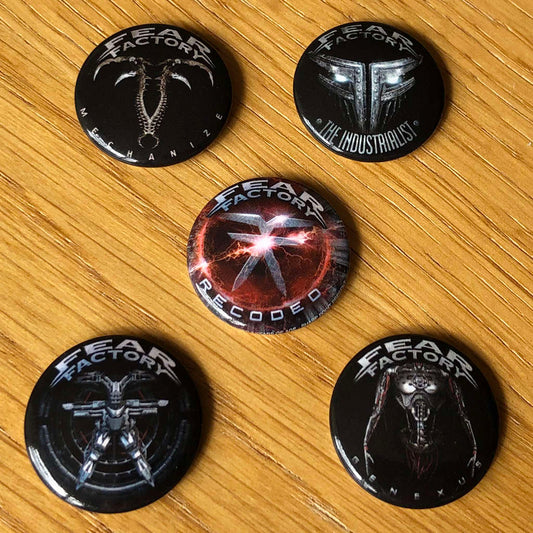 Fear Factory - Later Albums (Badge Pack)