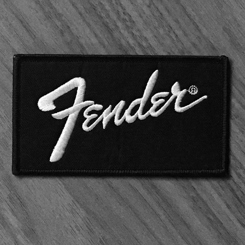 Fender White Logo (Embroidered Patch)