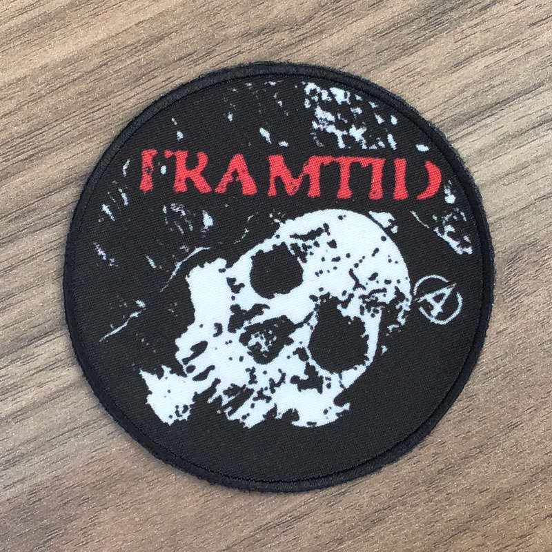 Framtid - Red Logo & Skull (Printed Patch)