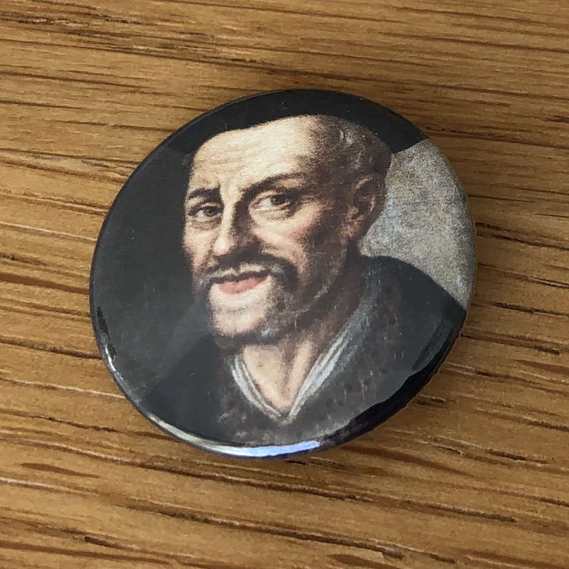 Francois Rabelais 1501 Portrait (Badge)