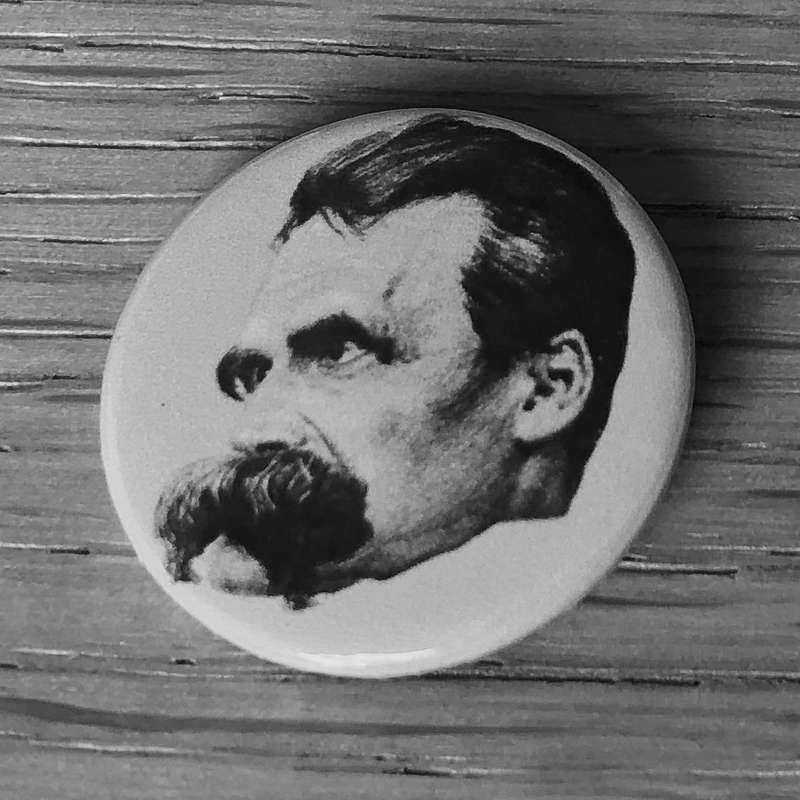 Friedrich Nietzsche - 1899 Portrait (Badge)
