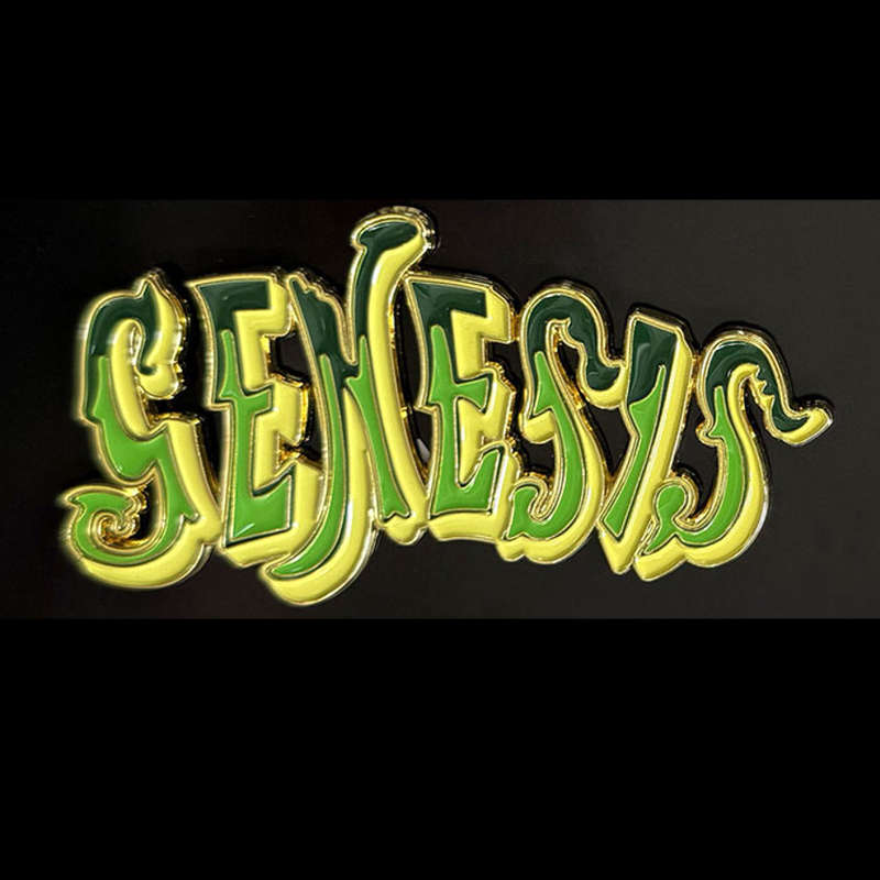 Genesis - Green Logo (Metal Pin)