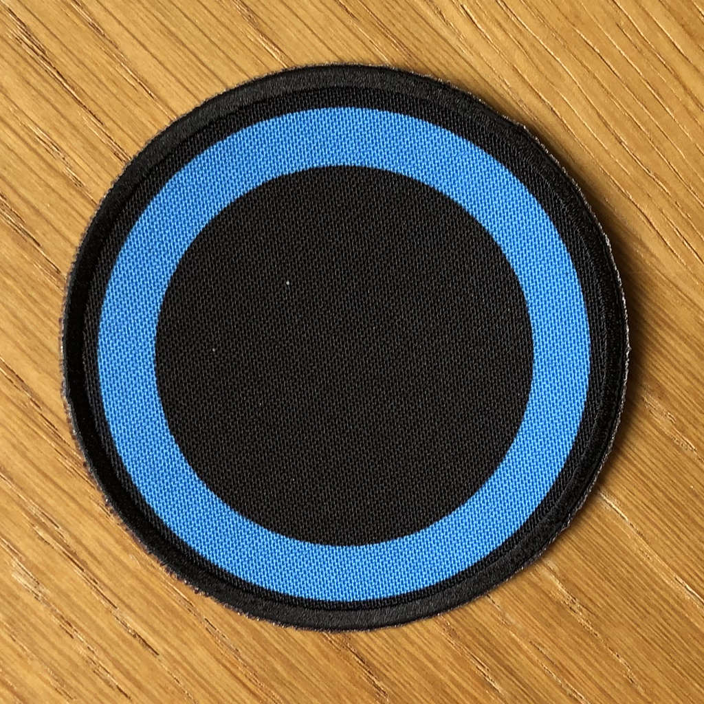 Germs - Blue Circle Logo (Circle) (Printed Patch)