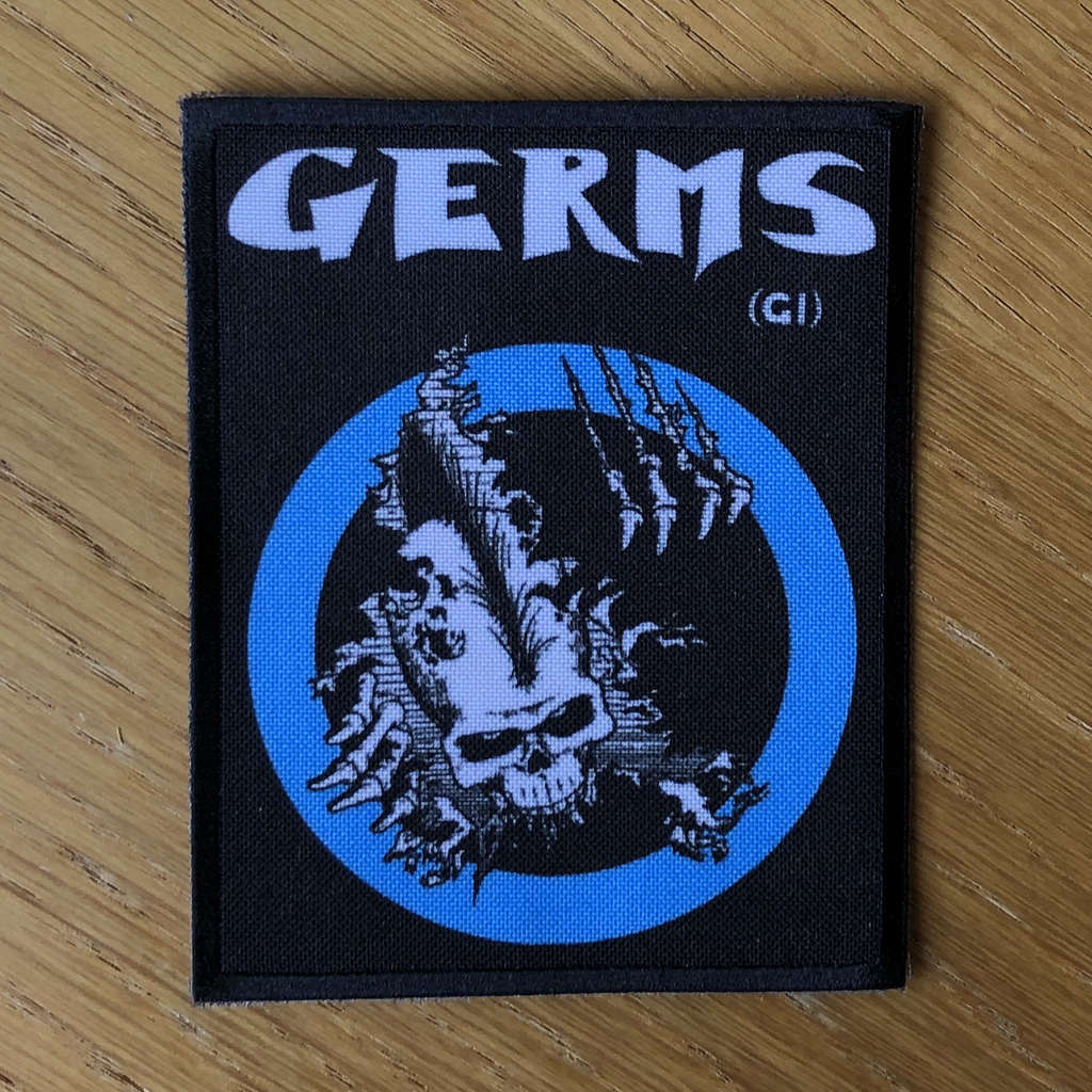 Germs - Logo & Skull (Printed Patch)