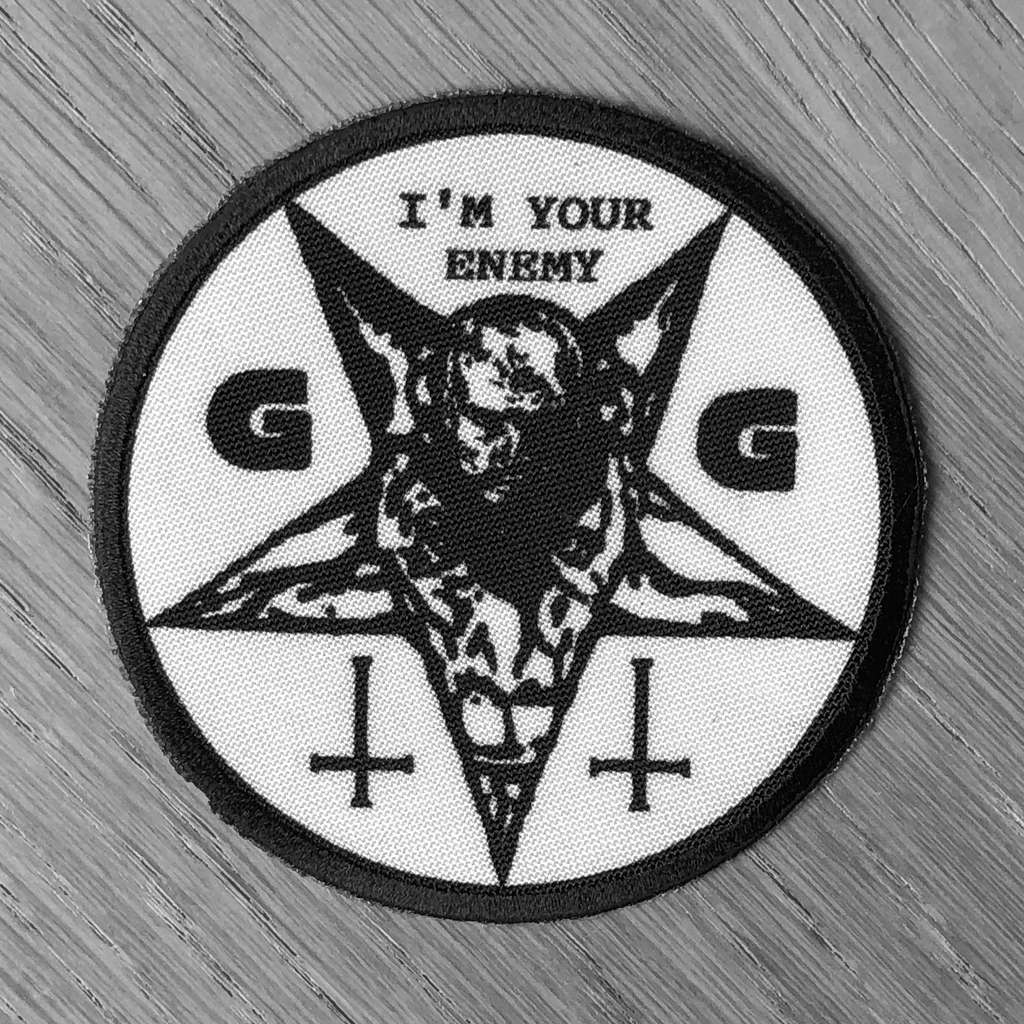 GG Allin - I'm Your Enemy (Circle) (Printed Patch)