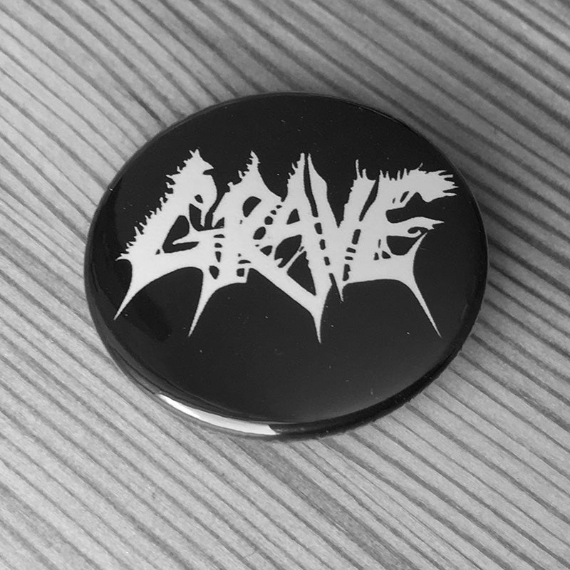 Grave - White Logo (Badge)