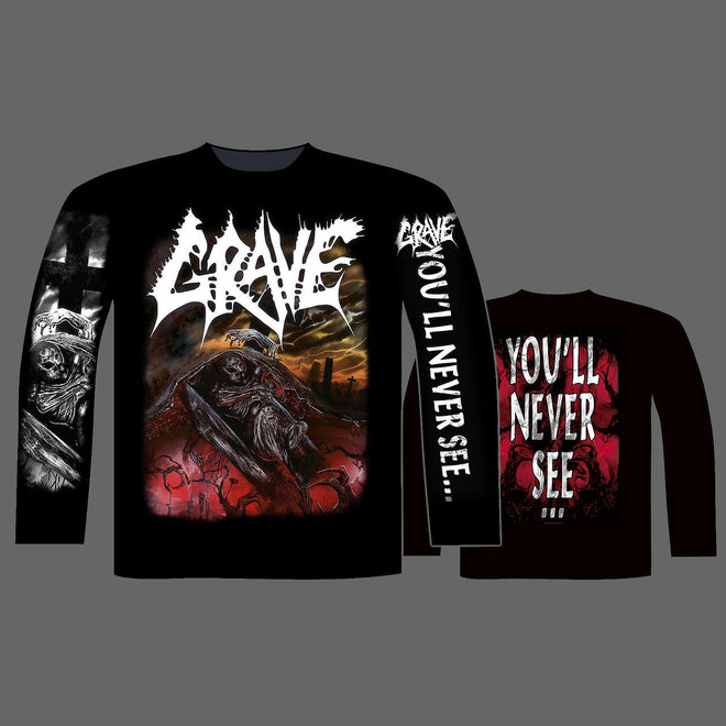 Grave - You'll Never See... (Long Sleeve T-Shirt)