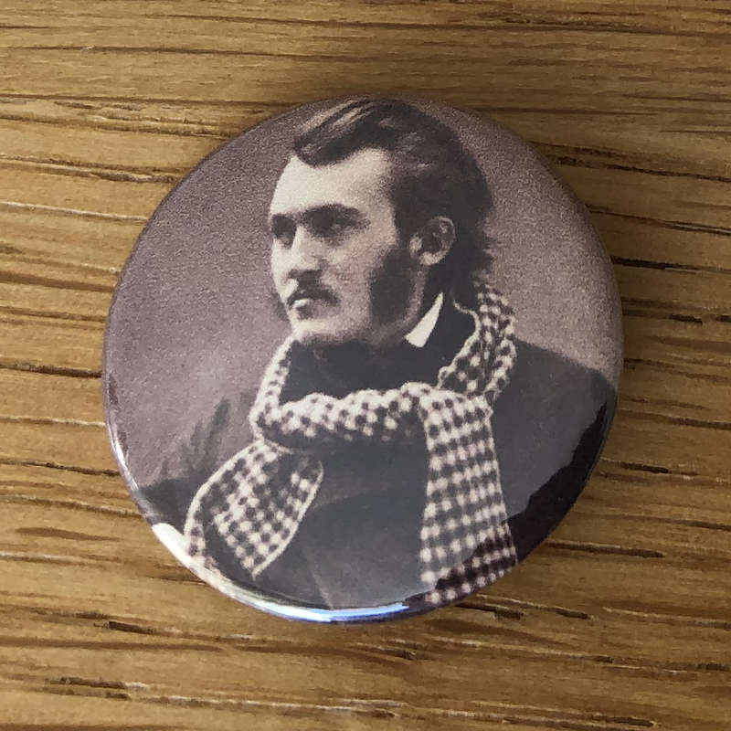 Gustave Dore 1856 Portrait (Badge)