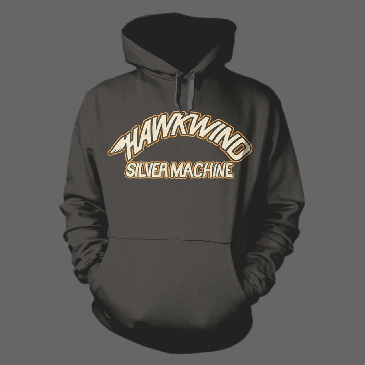 Hawkwind - Silver Machine (Charcoal) (Hoodie)