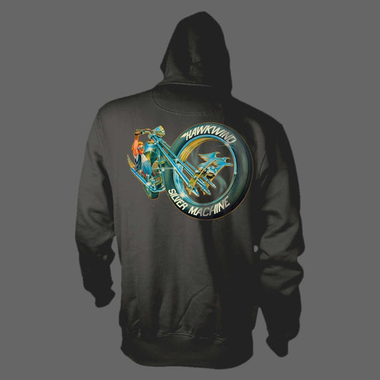 Hawkwind - Silver Machine (Charcoal) (Hoodie)