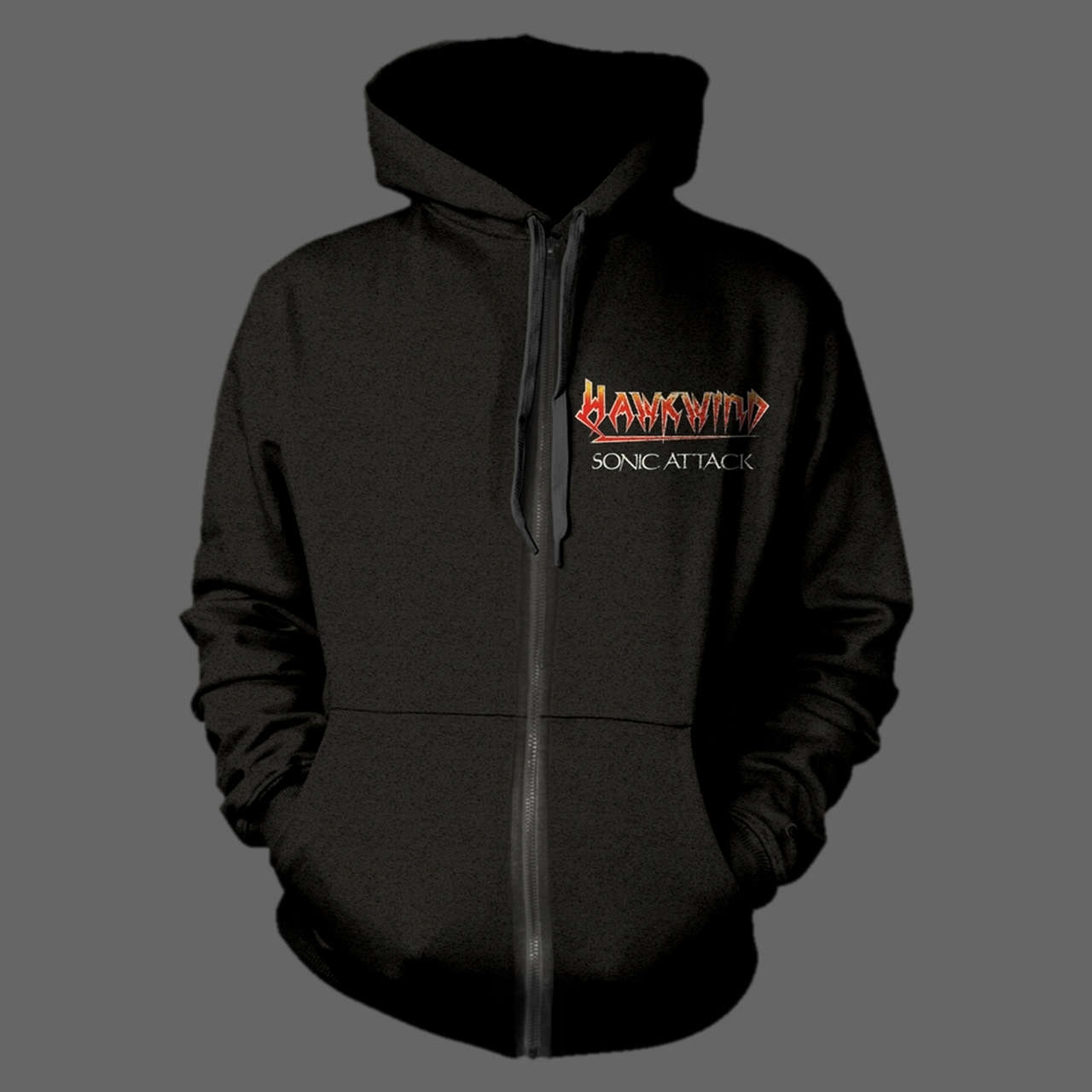 Hawkwind - Sonic Attack (Full Zip Hoodie)