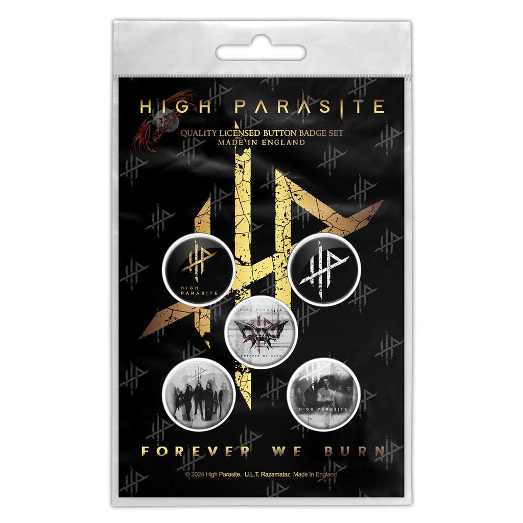 High Parasite - Forever We Burn (Badge Pack)