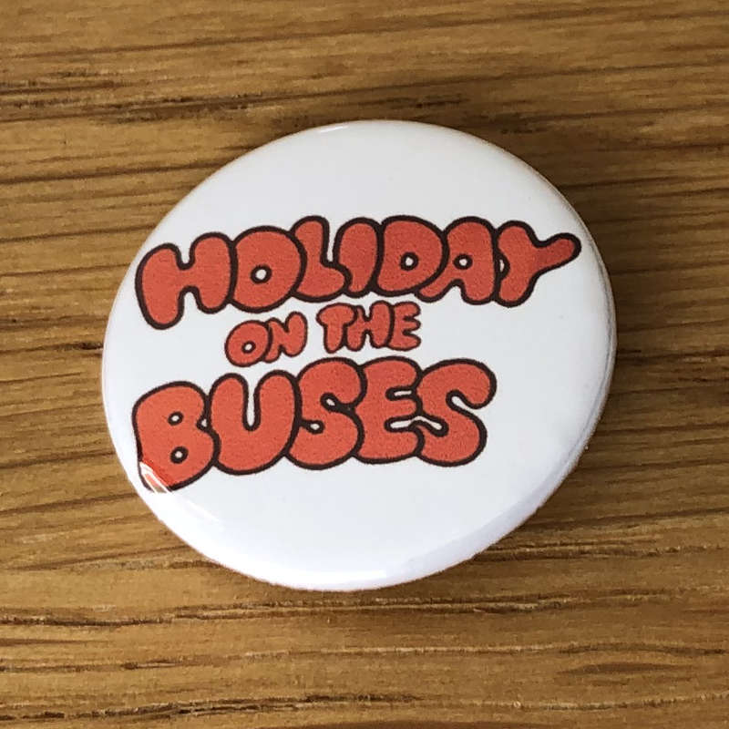 Holiday on the Buses (1973) (Title) (Badge)