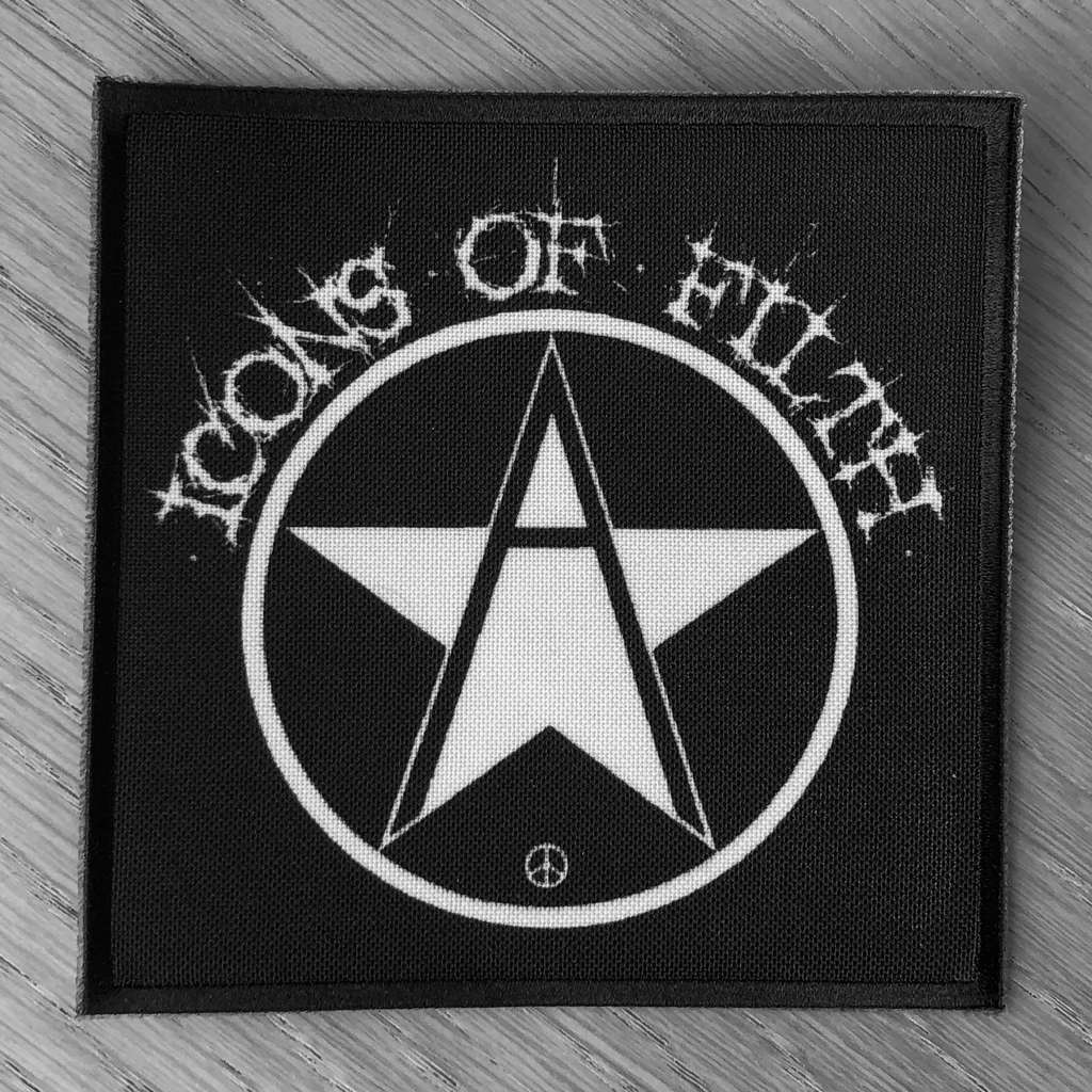 Icons of Filth - White Logo (New) (Printed Patch)