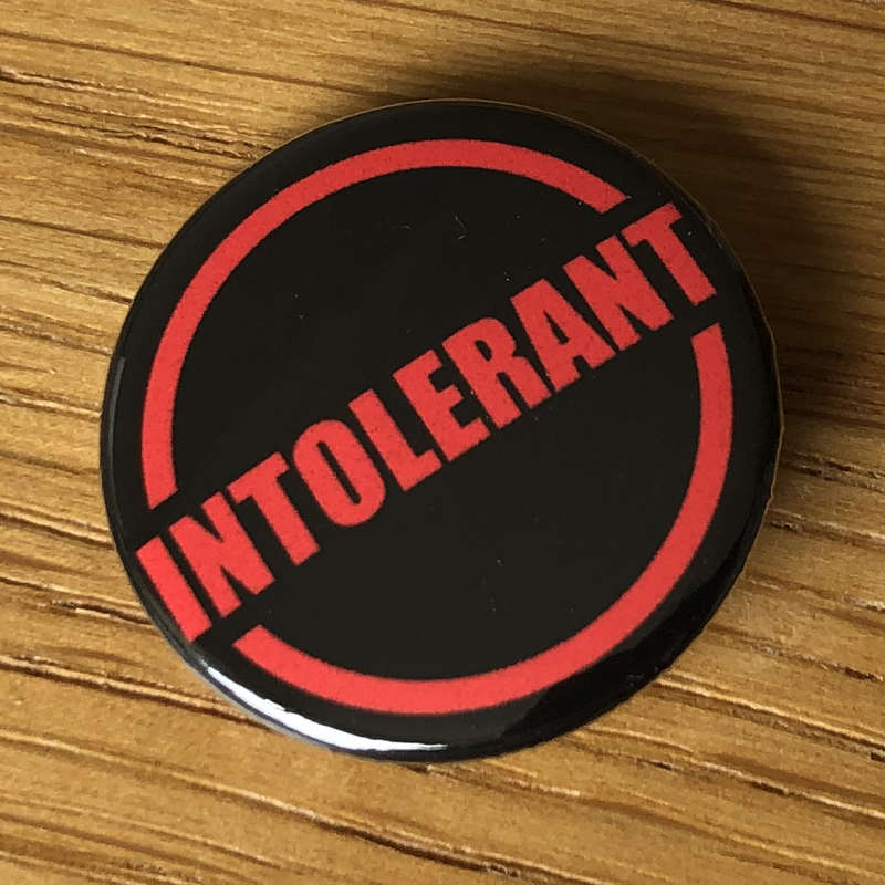 Intolerant (Red) (Badge)