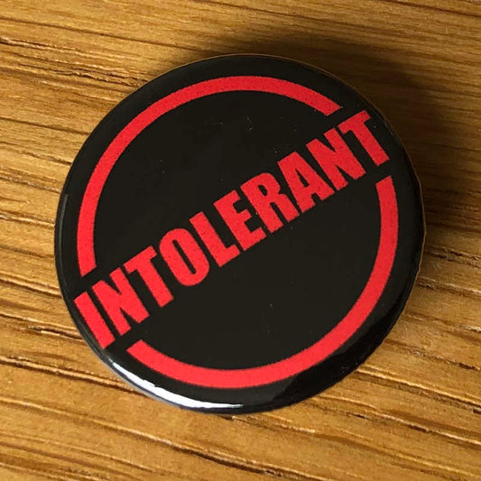 Intolerant (Red) (Badge)
