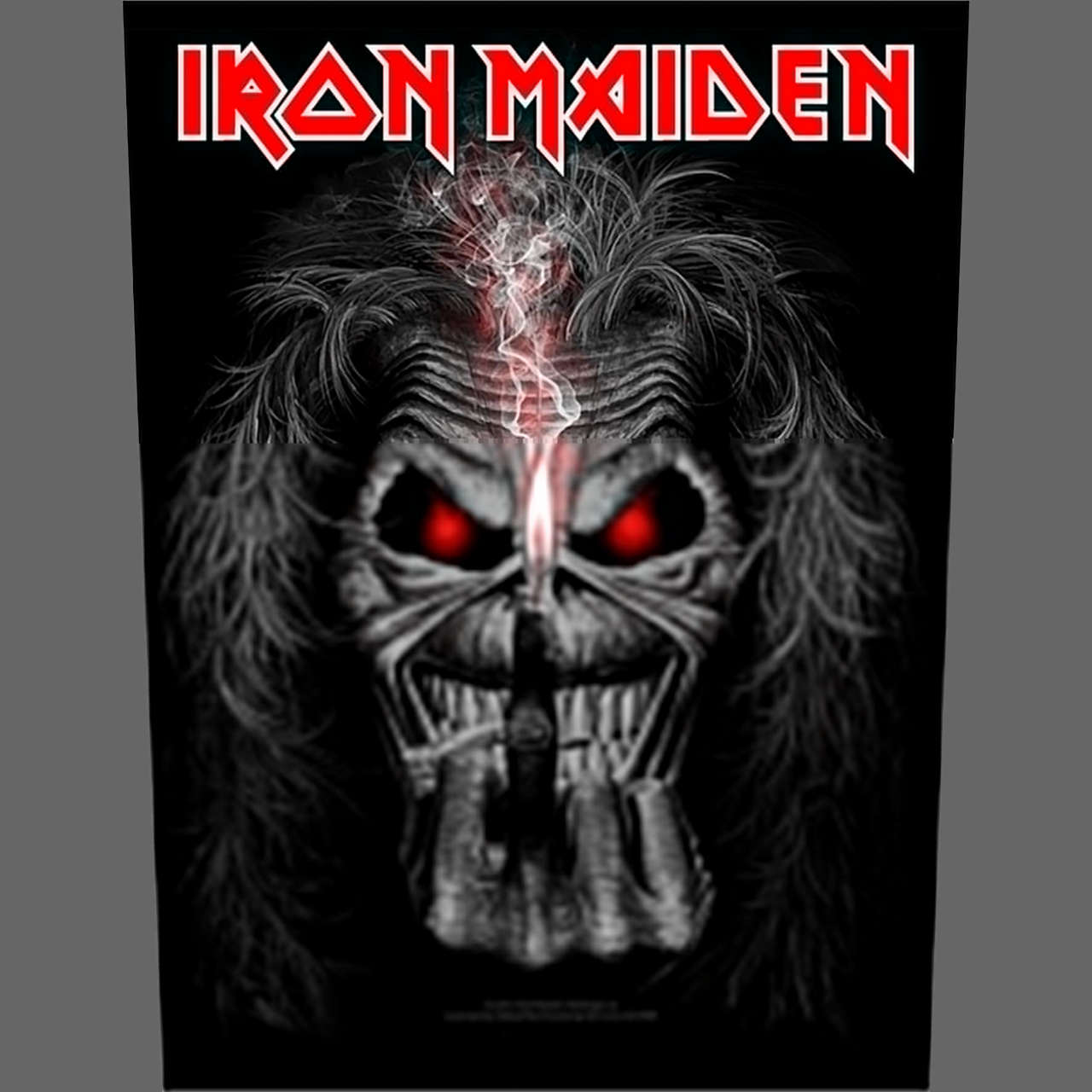 Iron Maiden - Eddie Candle Finger (Backpatch)