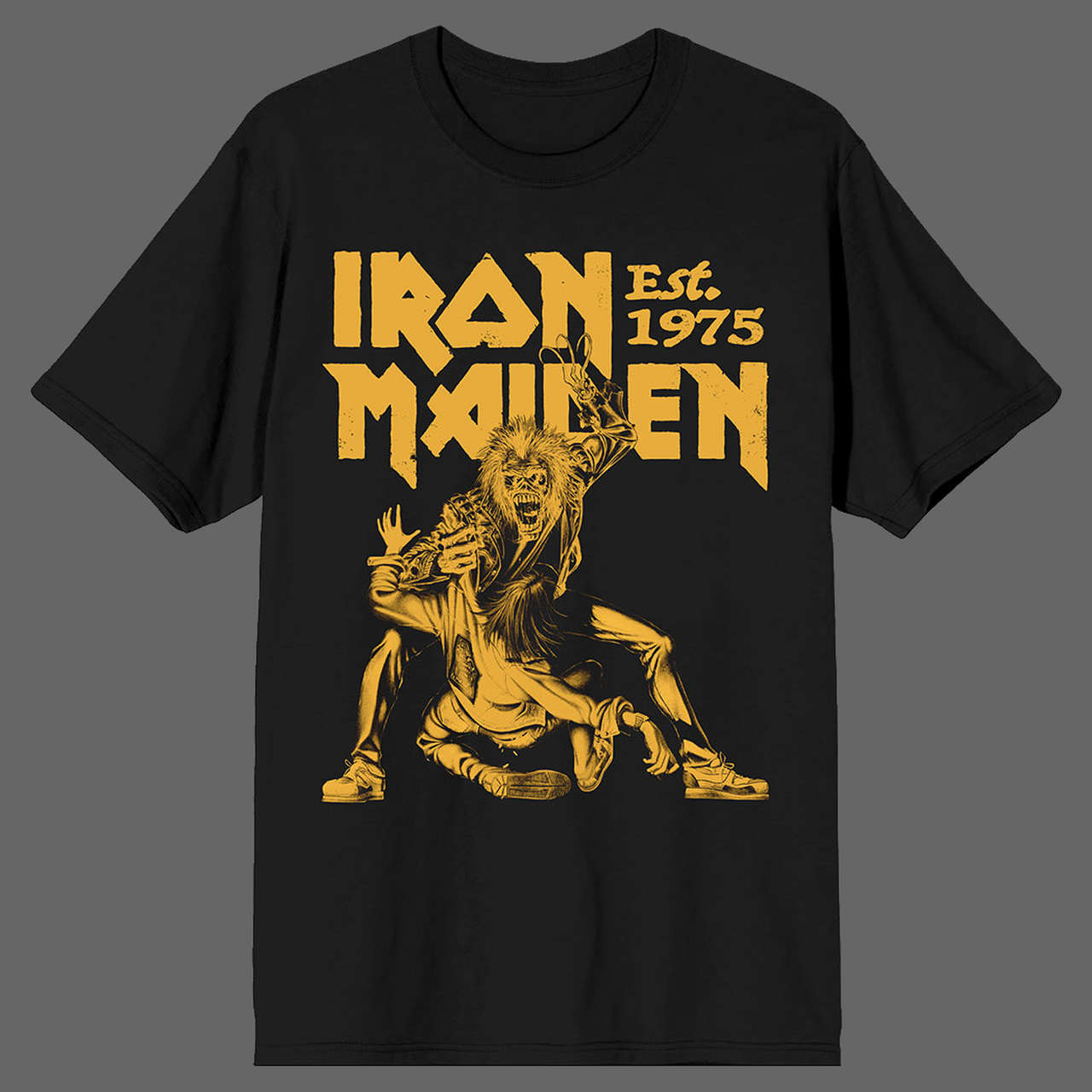 Iron Maiden Tシャツ UK限定デザイン 新品未使用 XL 2022 Iron Maiden - Hooks in You (Yellow) (T-Shirt) | Todestrieb