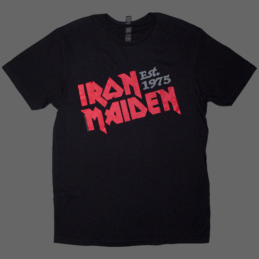 Iron Maiden - Logo (Est 1975) (T-Shirt)