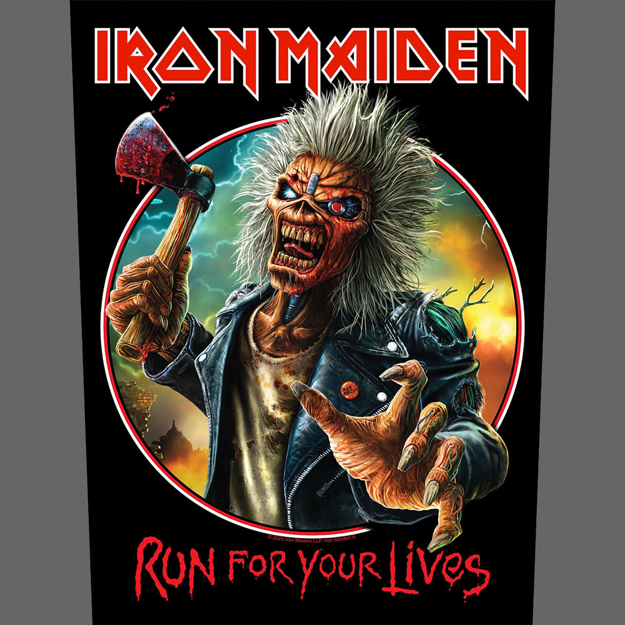 Iron Maiden - Run for Your Lives (Backpatch)