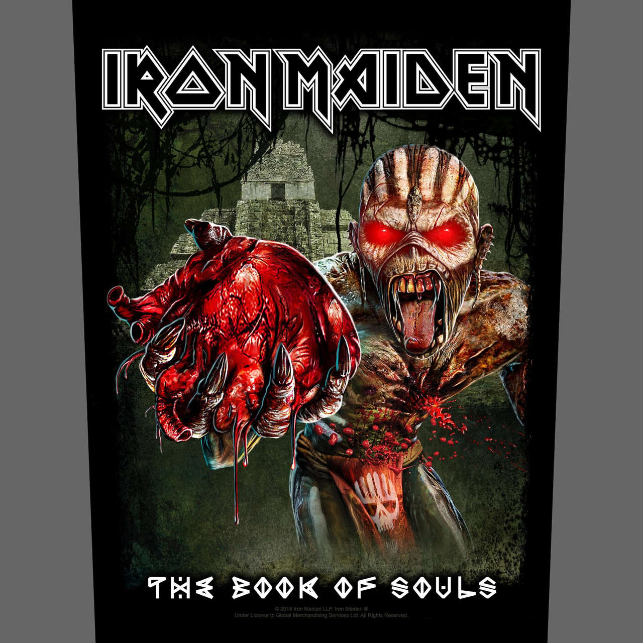 Iron Maiden - The Book of Souls (Heart) (Backpatch)