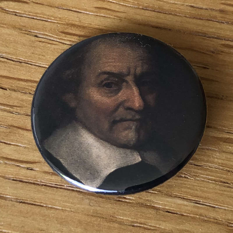 Joost van den Vondel (1665 Portrait) (Badge)