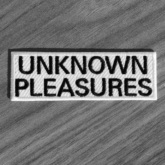 Joy Division - Unknown Pleasures (Black Title) (Embroidered Patch)