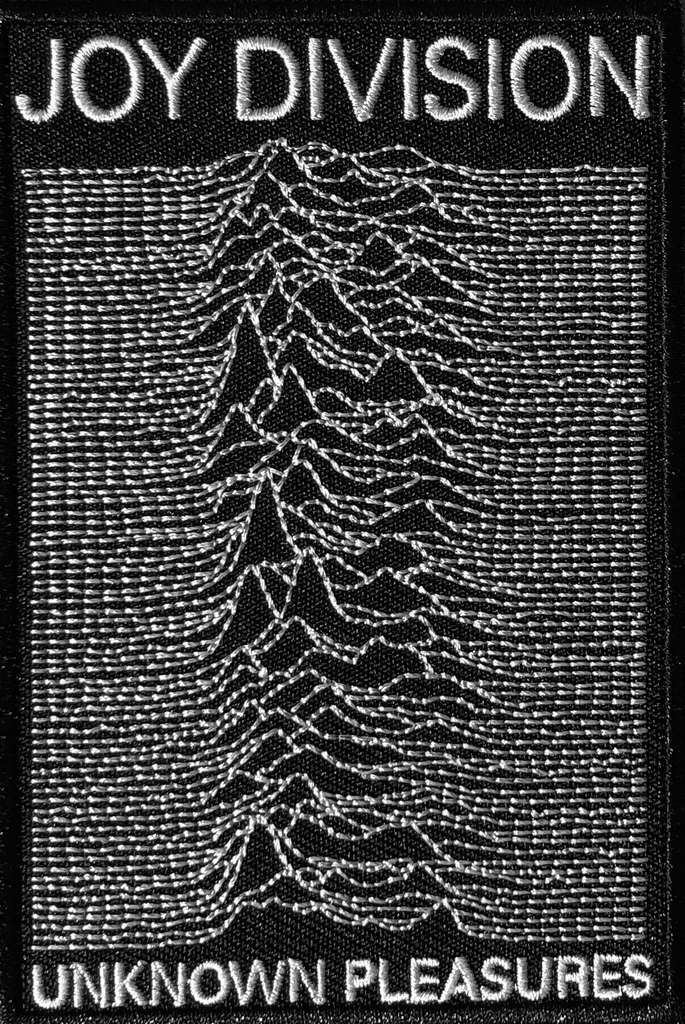 Joy Division - Unknown Pleasures (Embroidered Patch)