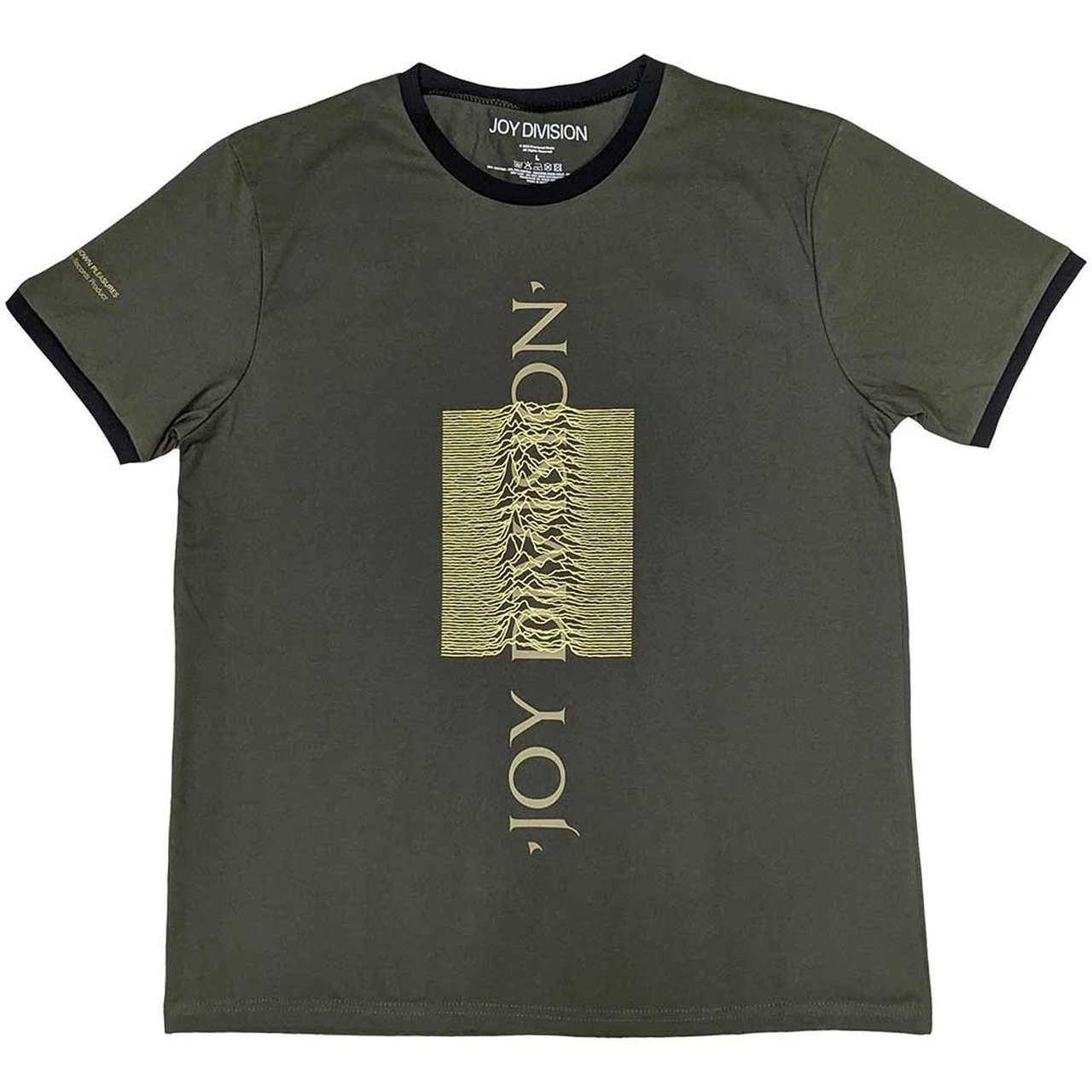 Joy Division - Unknown Pleasures (Vertical Logo) (T-Shirt)