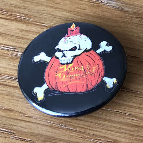 King Diamond - Pumpkin Skull & Crossbones (Badge)