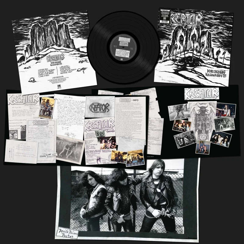 Kreator - Bonecrushing Rehearsals 85 (Black Edition) (LP)