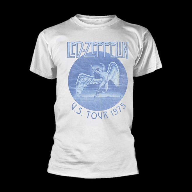 Led Zeppelin - US Tour 1975 (Blue Wash) (T-Shirt)