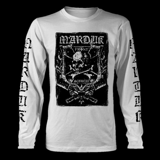 Marduk - Frontschwein (White) (Long Sleeve T-Shirt)