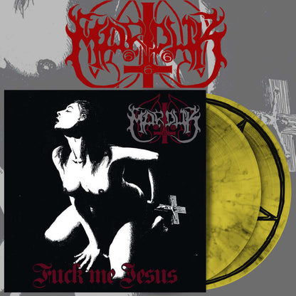 Marduk - Fuck Me Jesus (2024 Reissue) (Yellow Marble Edition) (LP)