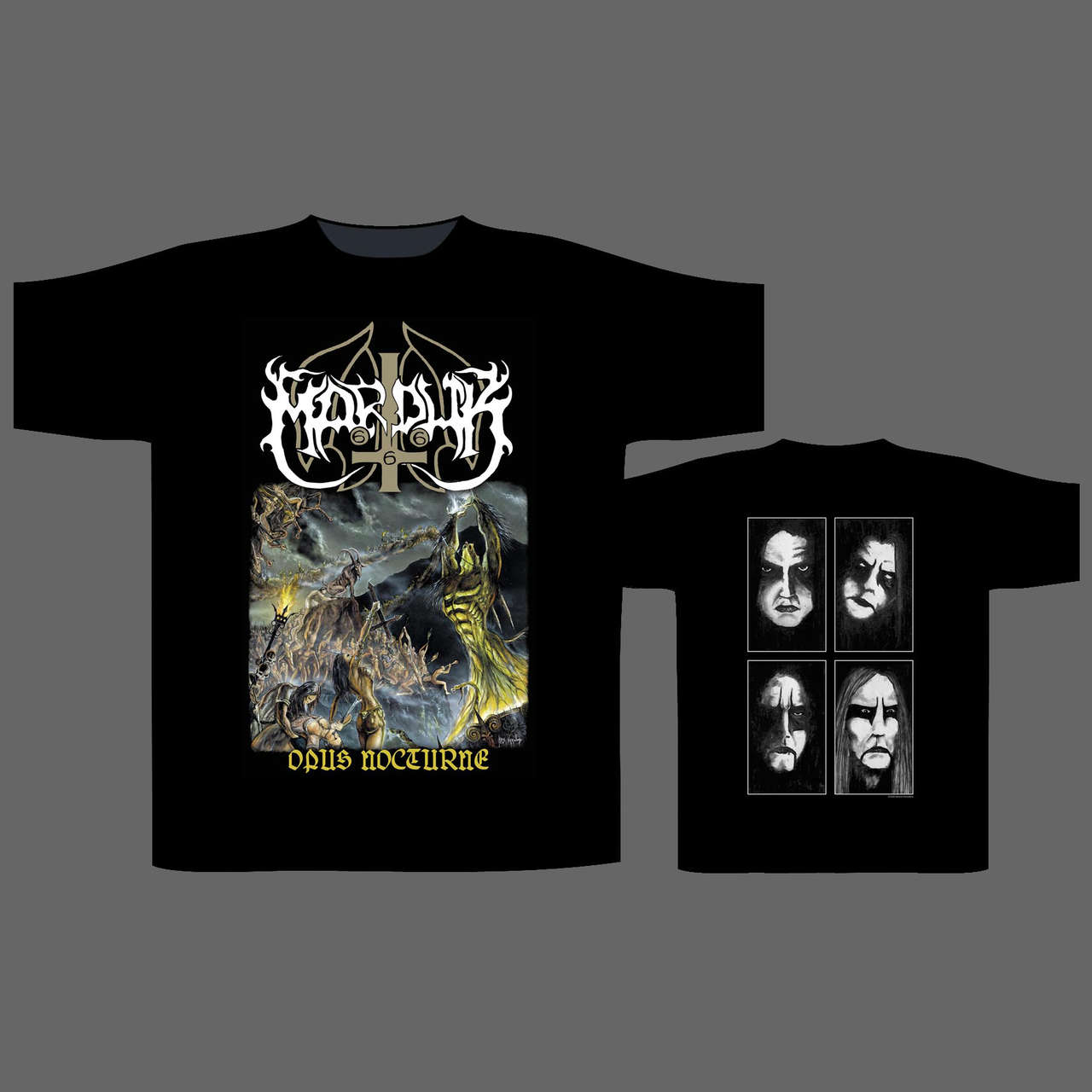 Marduk - Opus Nocturne (Faces) (Colour) (T-Shirt)