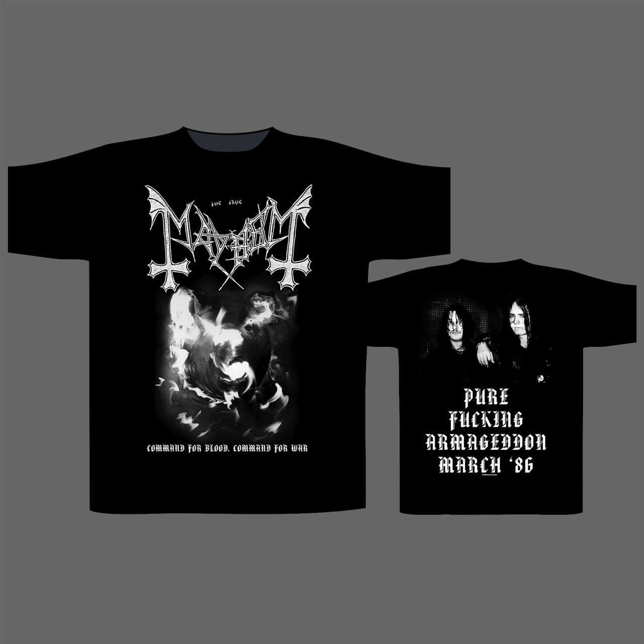 Mayhem - Command for Blood, Command for War (T-Shirt)