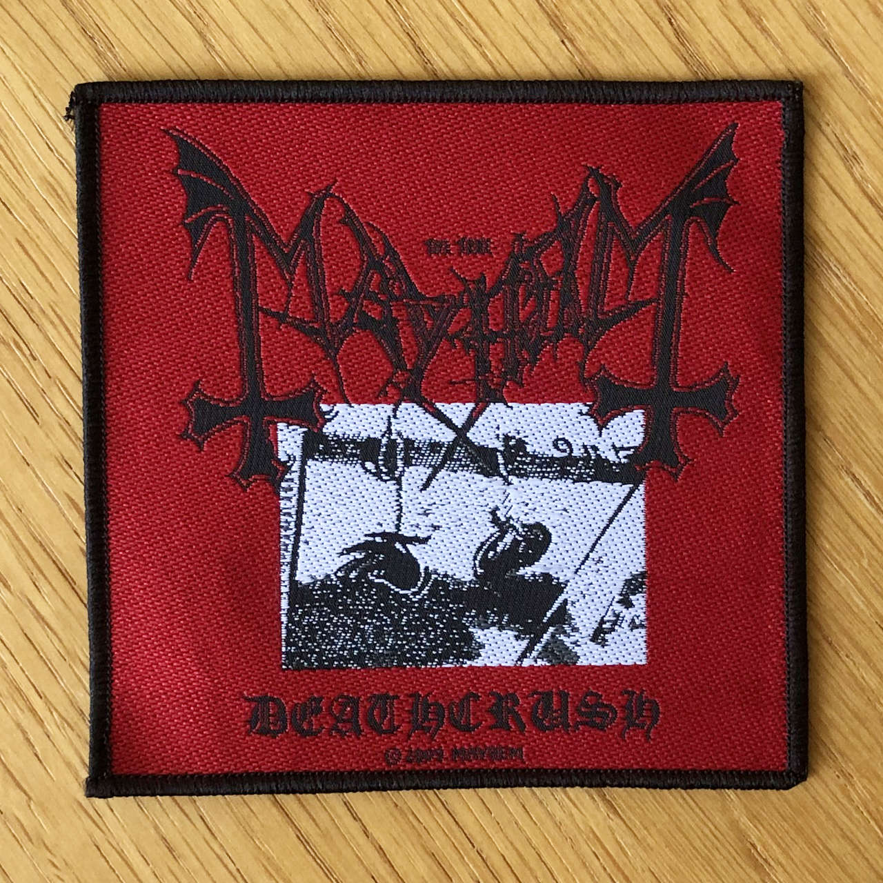 Mayhem - Deathcrush (Woven Patch)