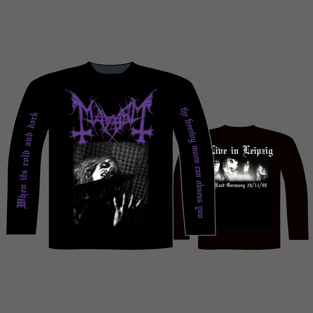Mayhem - Live in Leipzig (Long Sleeve T-Shirt)