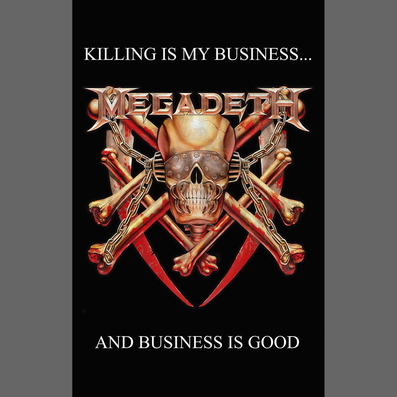 Megadeth - Killing is My Business... and Business is Good (Textile Poster)